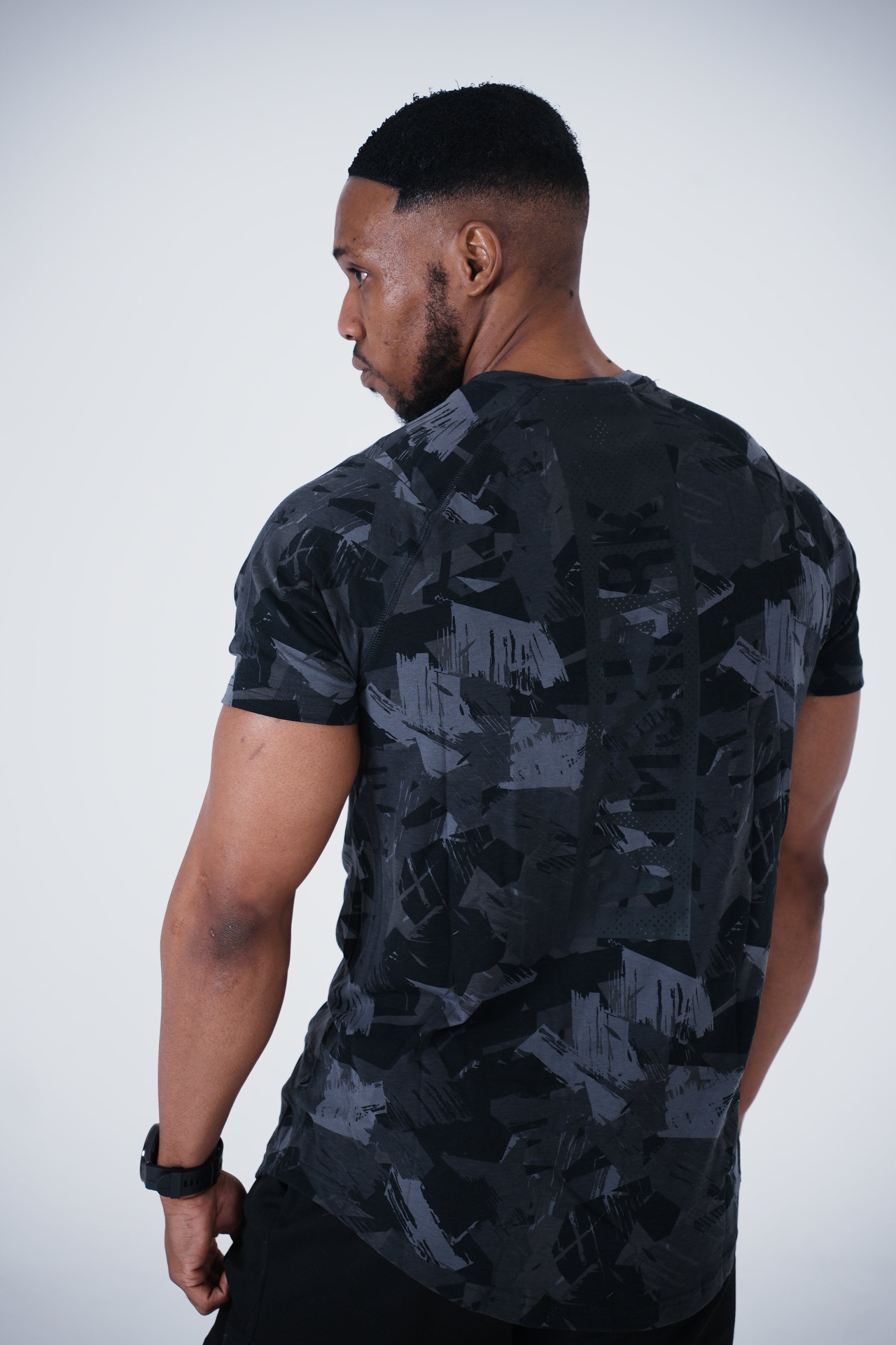 Gymshark Unisex Bold Grey Print Tee