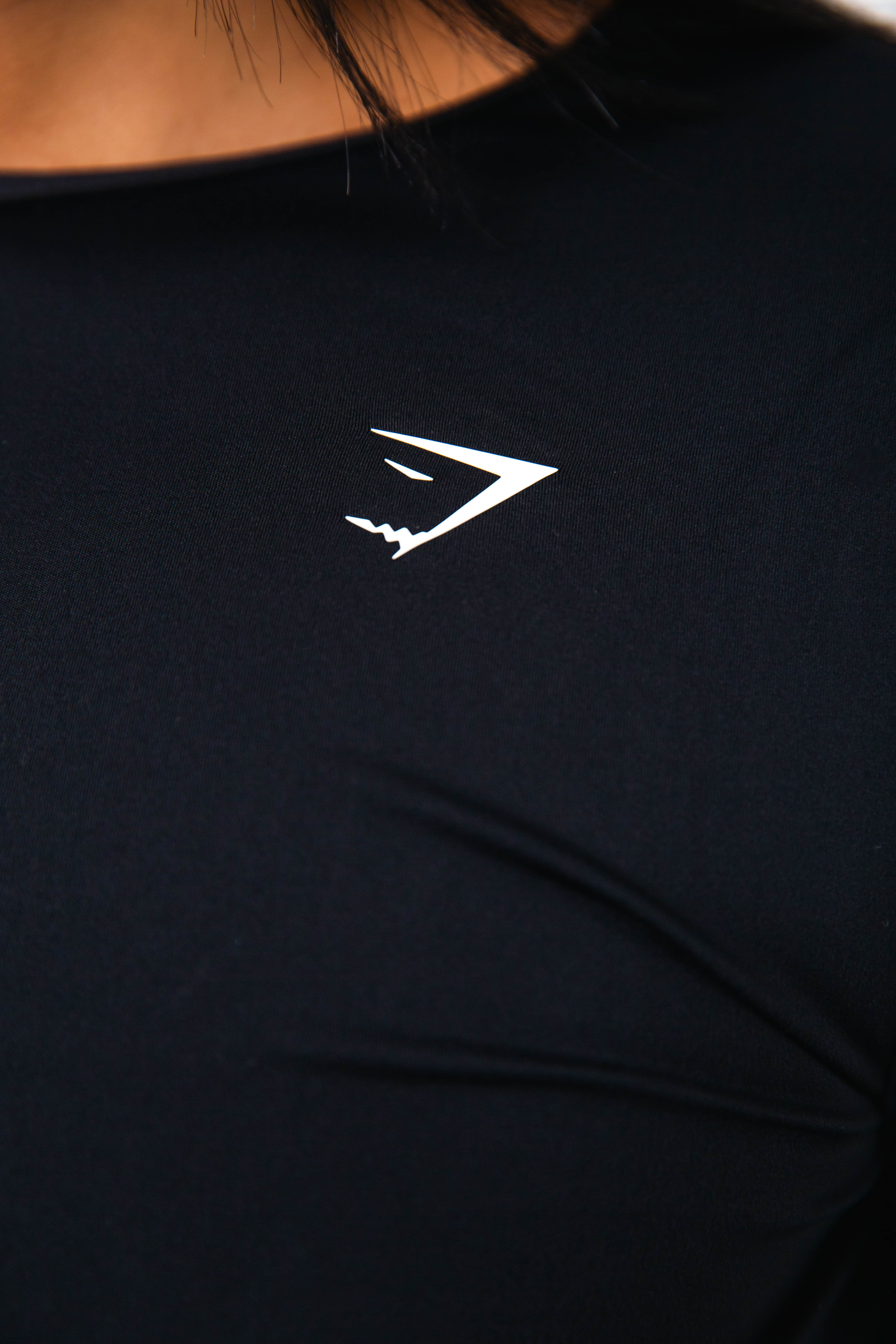 Gymshark Black Everyday Open Back Long Sleeve Top