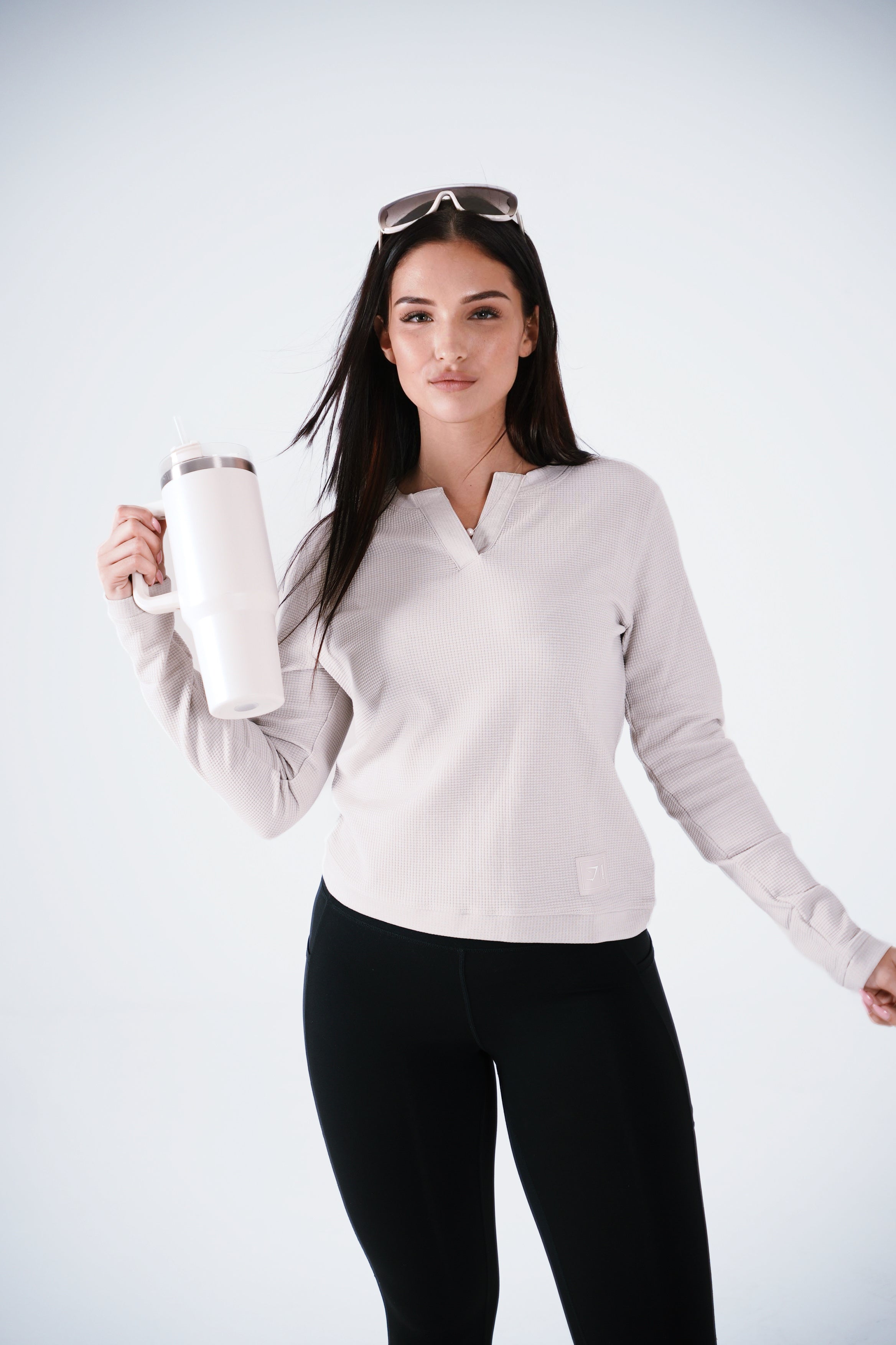 Gymshark Pause Grys Langmou