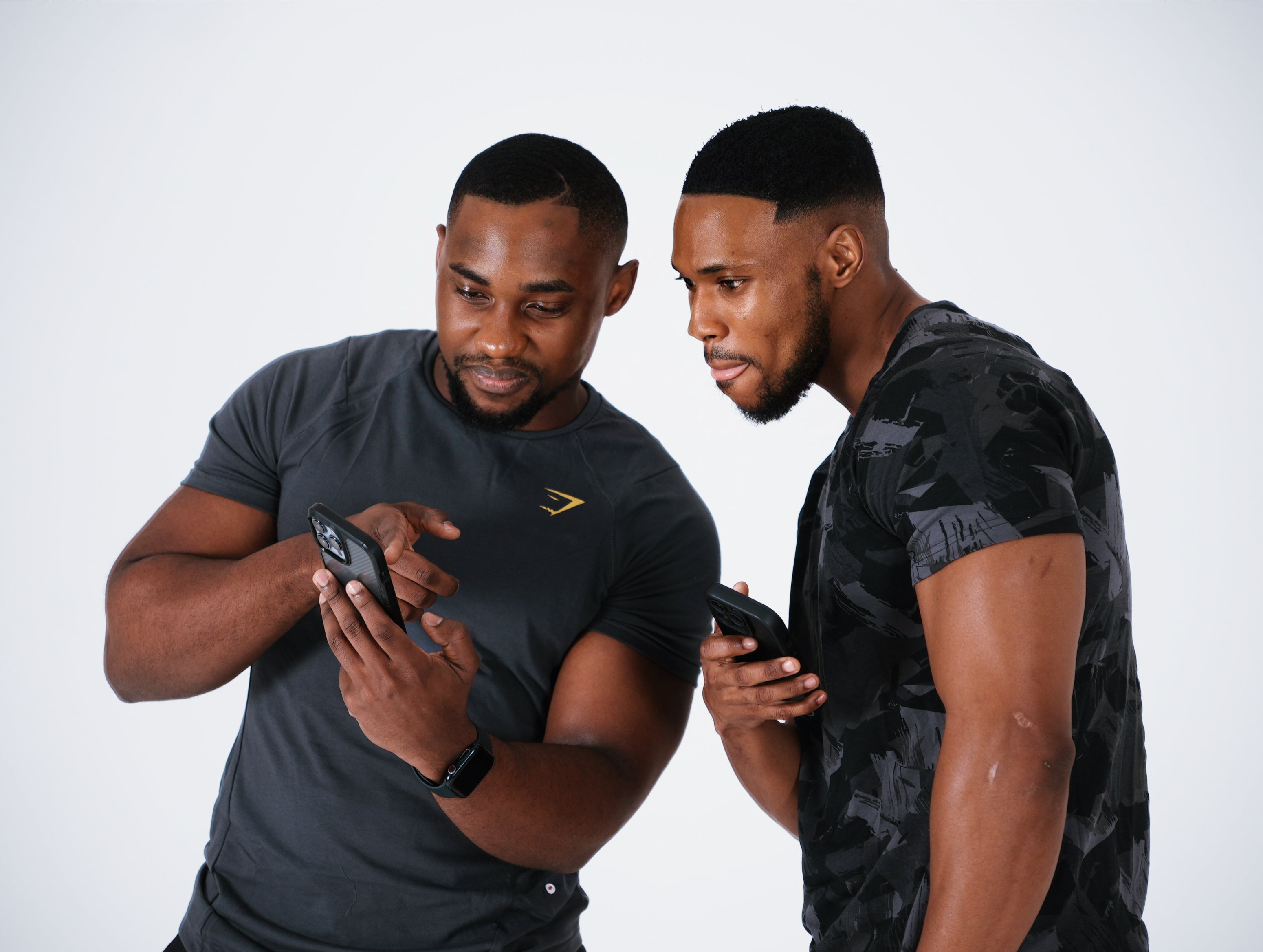 Gymshark Unisex Bold Grey Print Tee