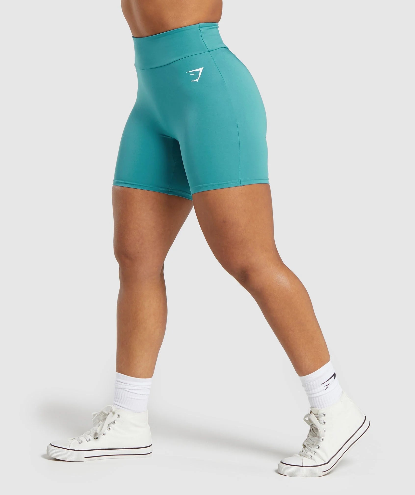 Gymshark Teal Power Tight shorts