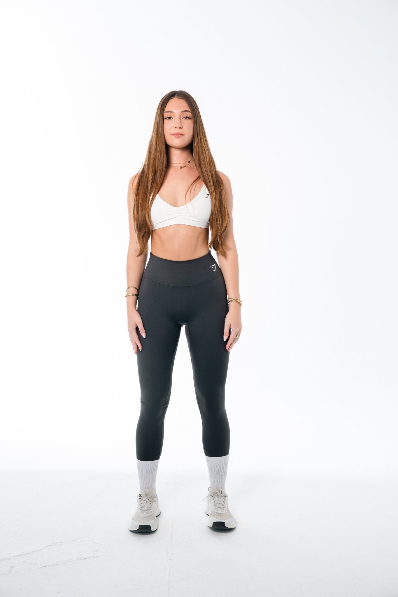 Gymshark Asphalt Grey Training Leggings - GYM THREADS