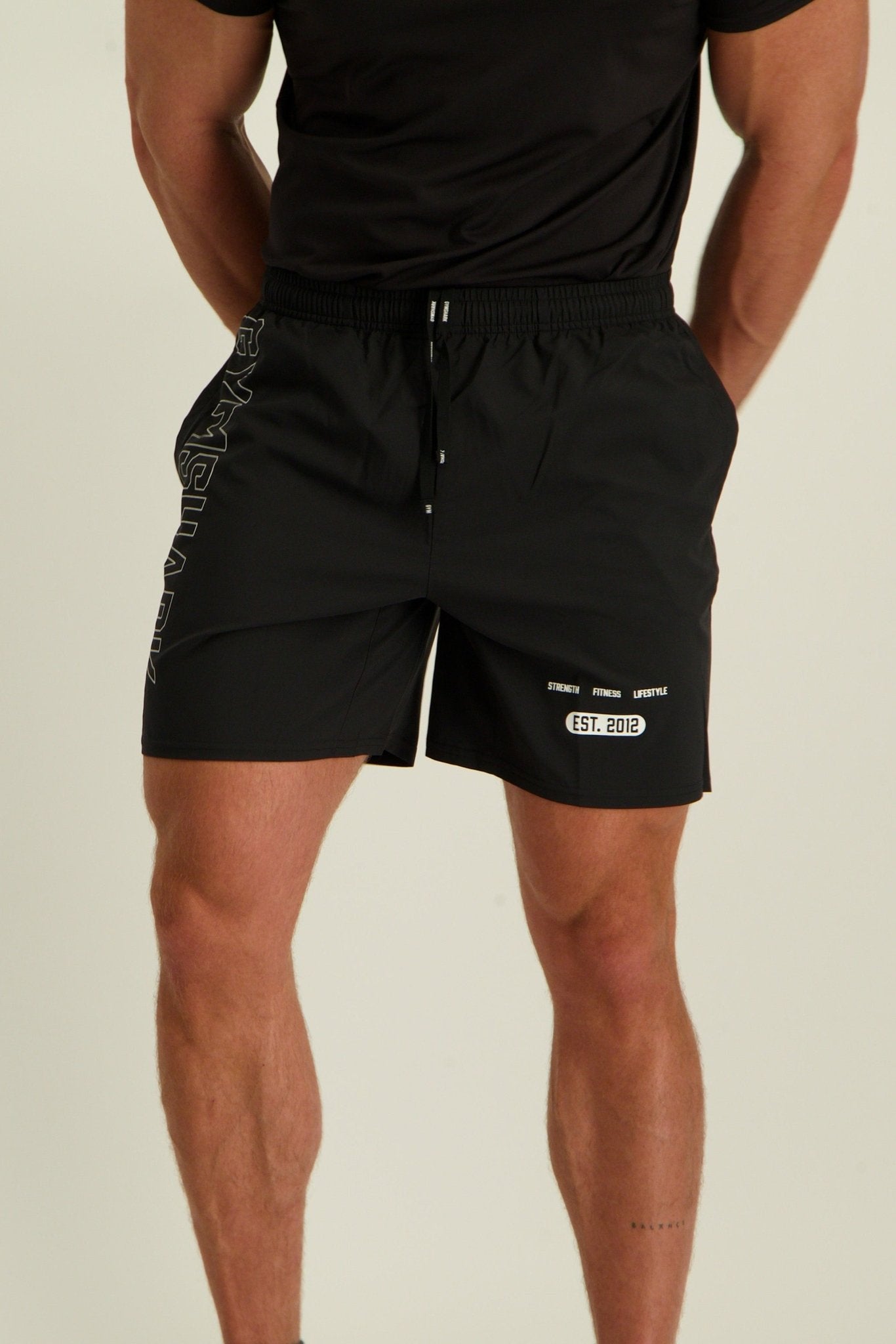 Gymshark Fitness Graphic Shorts - Black - GYM THREADS