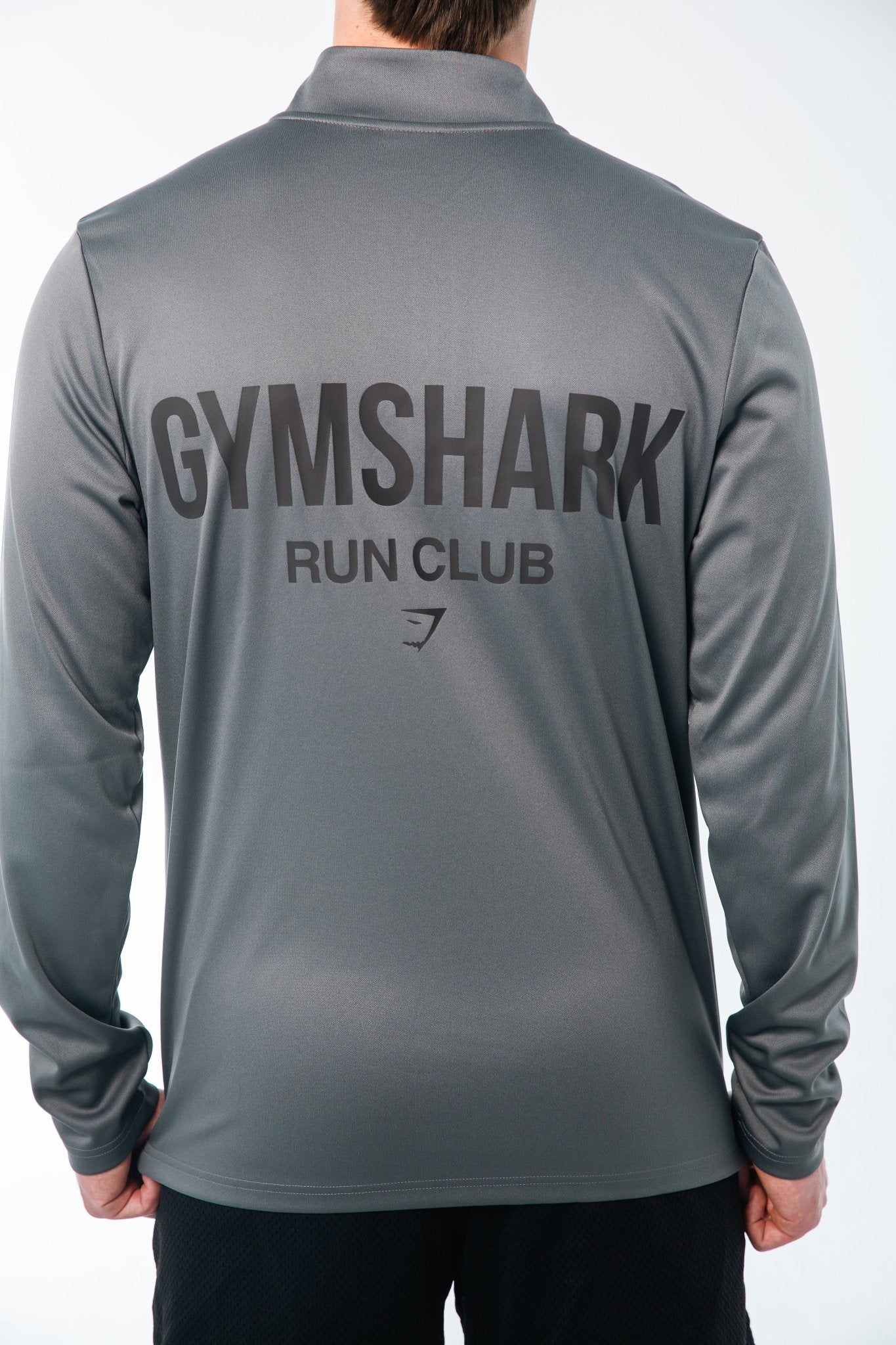 Gymshark Grey Running Dept Quarter Zip - GYM THREADS