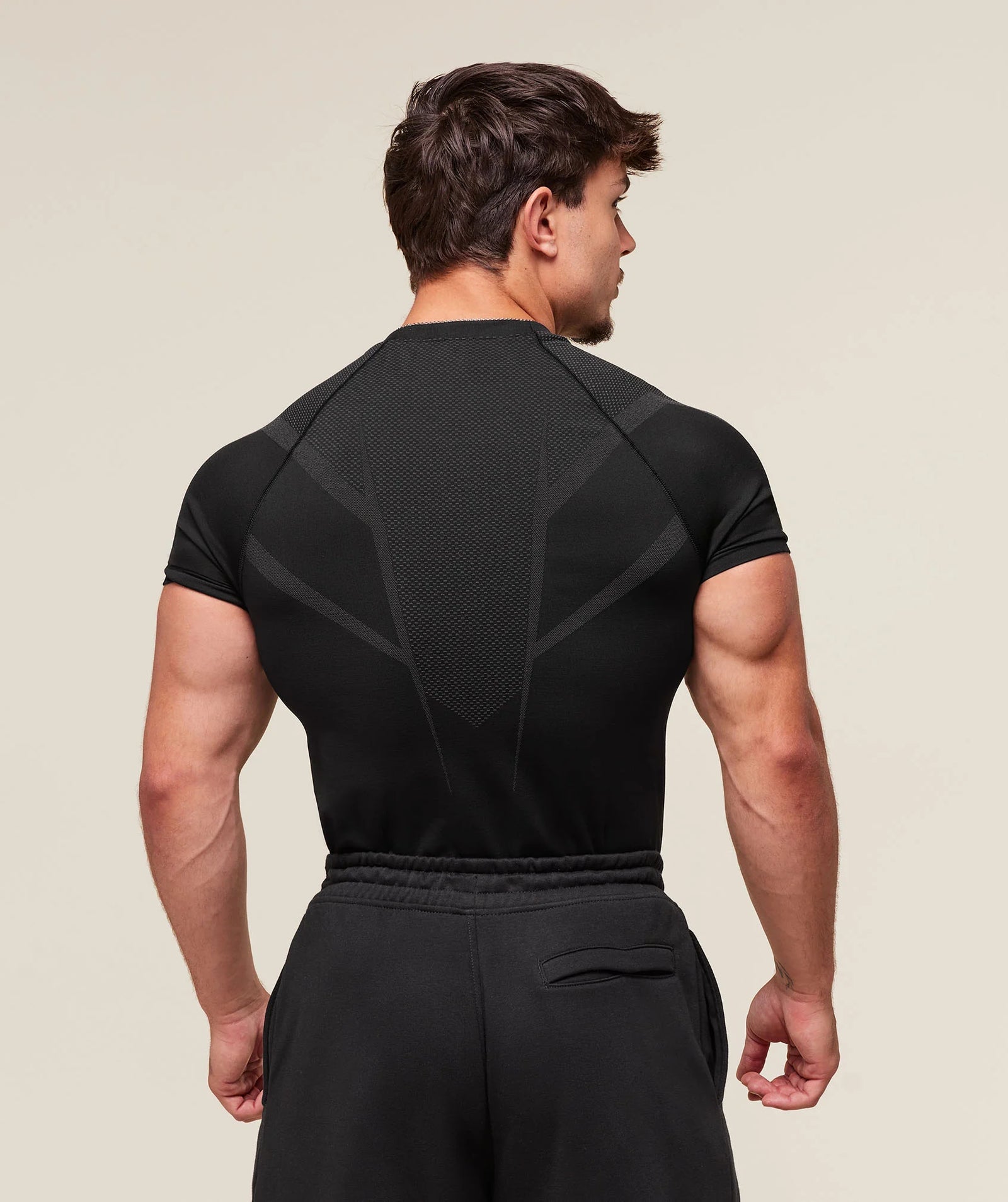 Gymshark Onyx 5.0 Seamless T-shirt Black/Onyx Grey