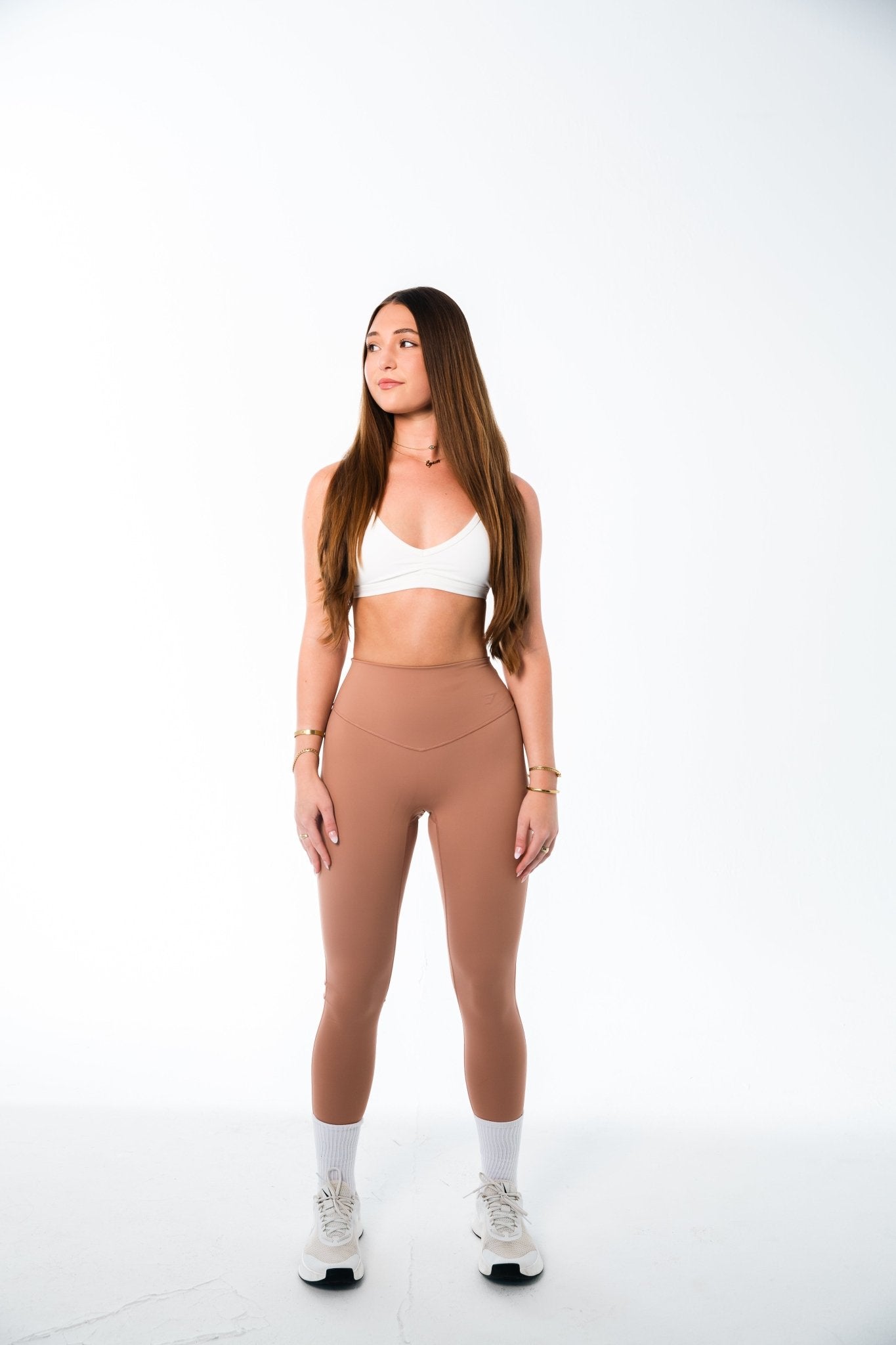 Gymshark Autumn Brown Elevate Leggings 2.0 - GYM THREADS