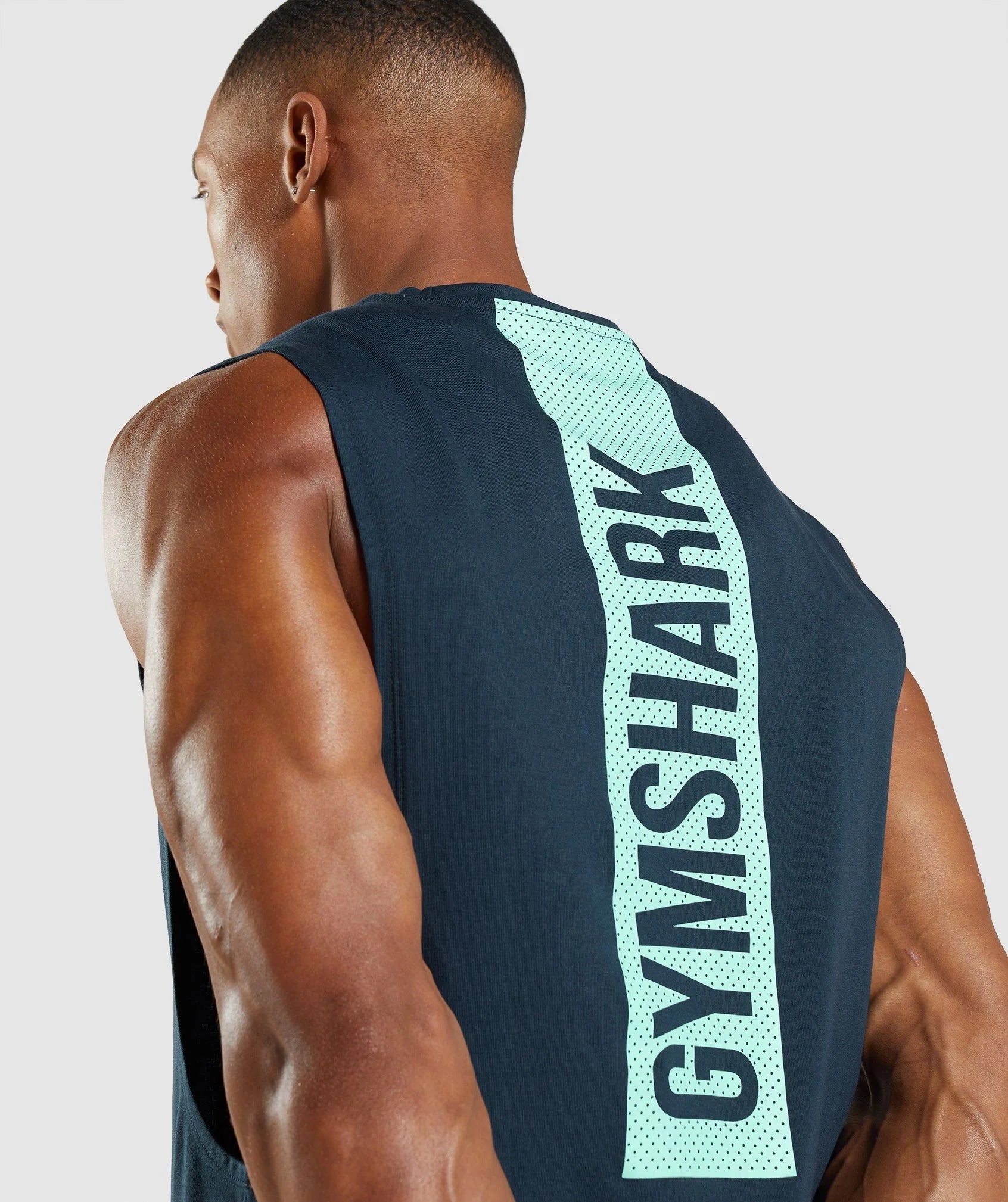 Gymshark Bold Navy Tank Top - GYM THREADS