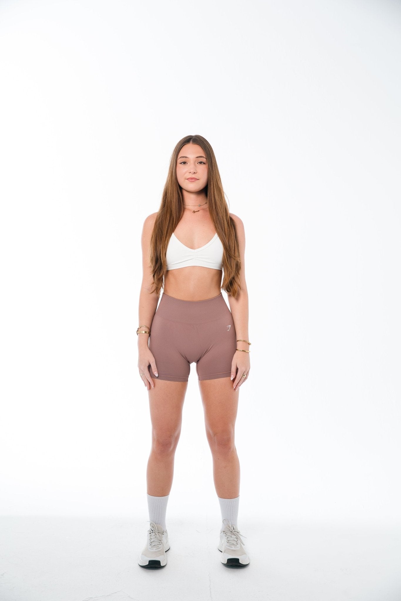 Gymshark Chestnut Pink Everyday Seamless Shorts - GYM THREADS