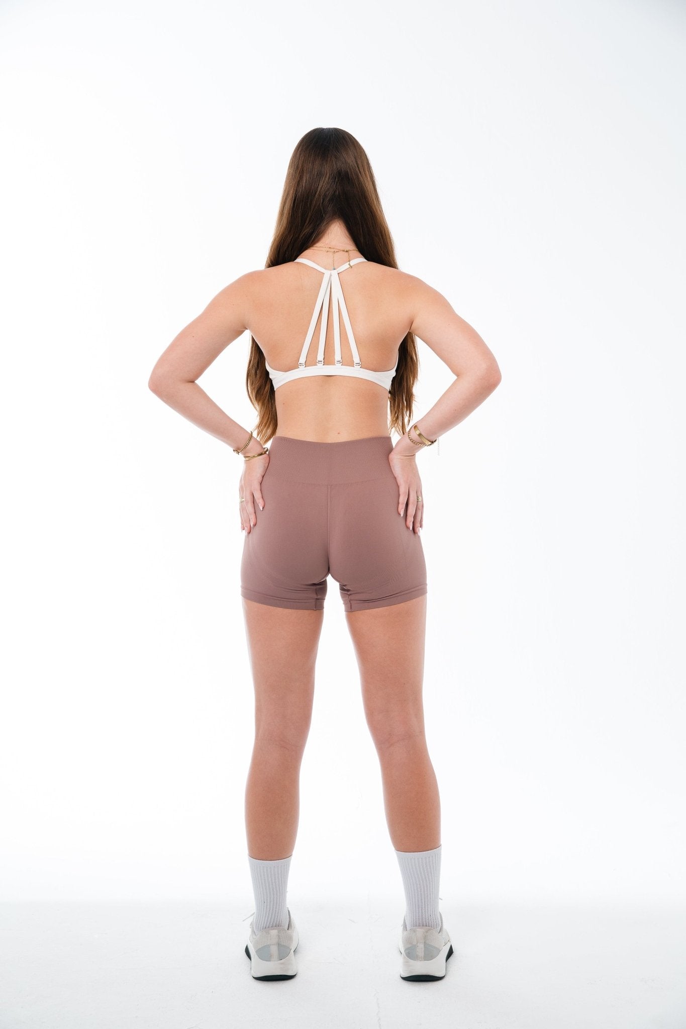 Gymshark Chestnut Pink Everyday Seamless Shorts - GYM THREADS