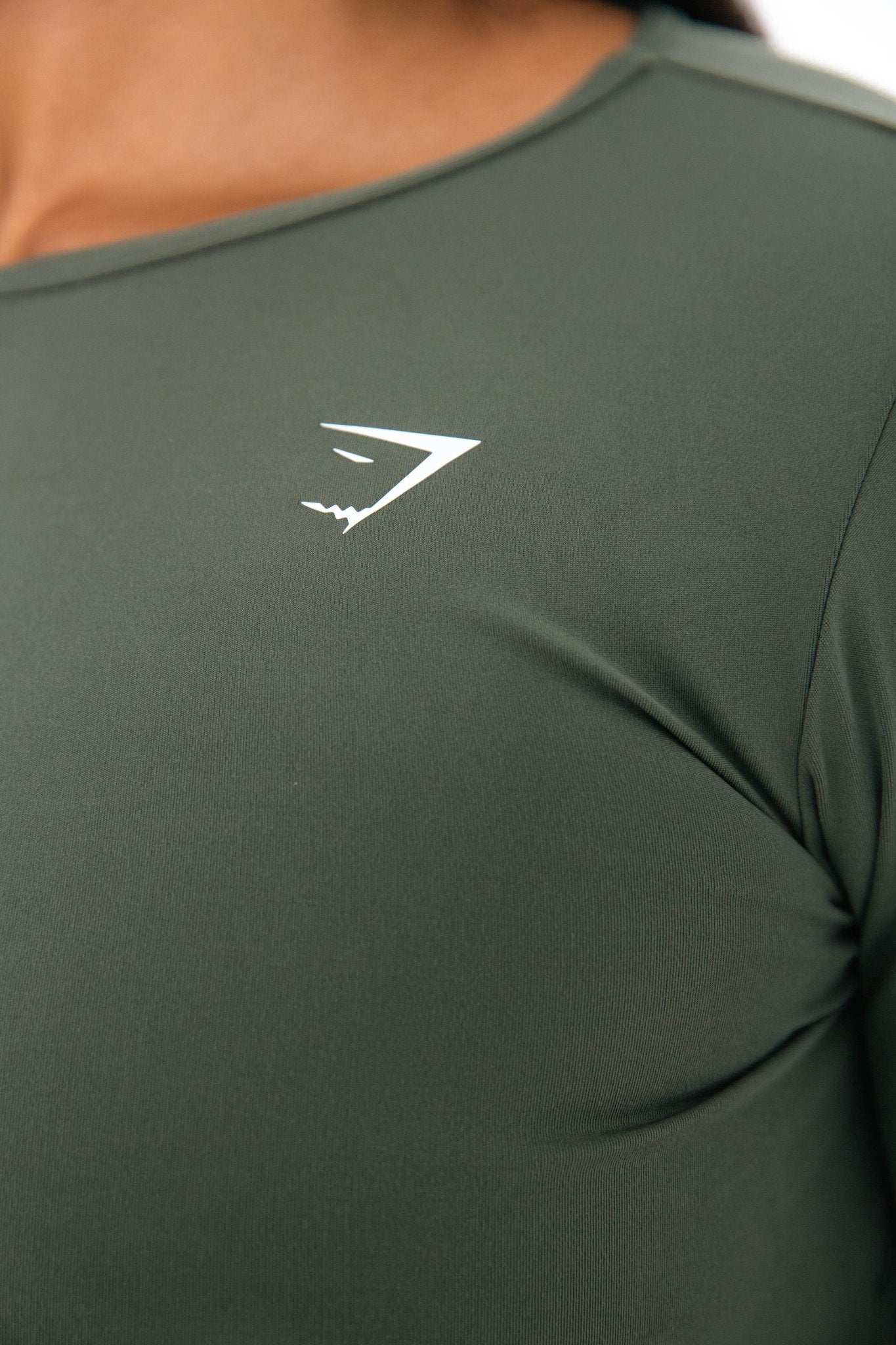 Gymshark Green Everyday Open Back Long Sleeve Top - GYM THREADS