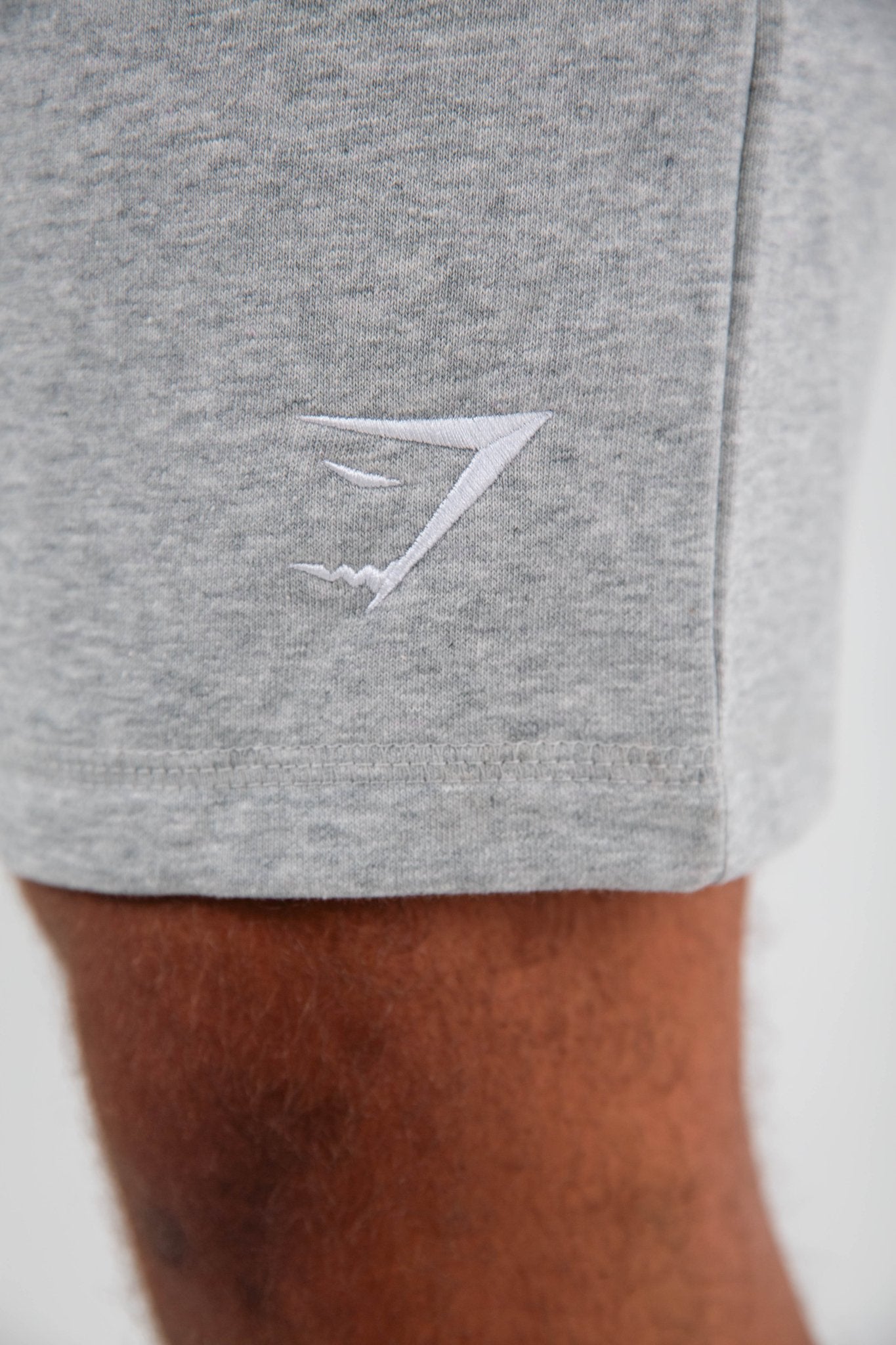 Gymshark Grey Crest 9" Shorts - GYM THREADS