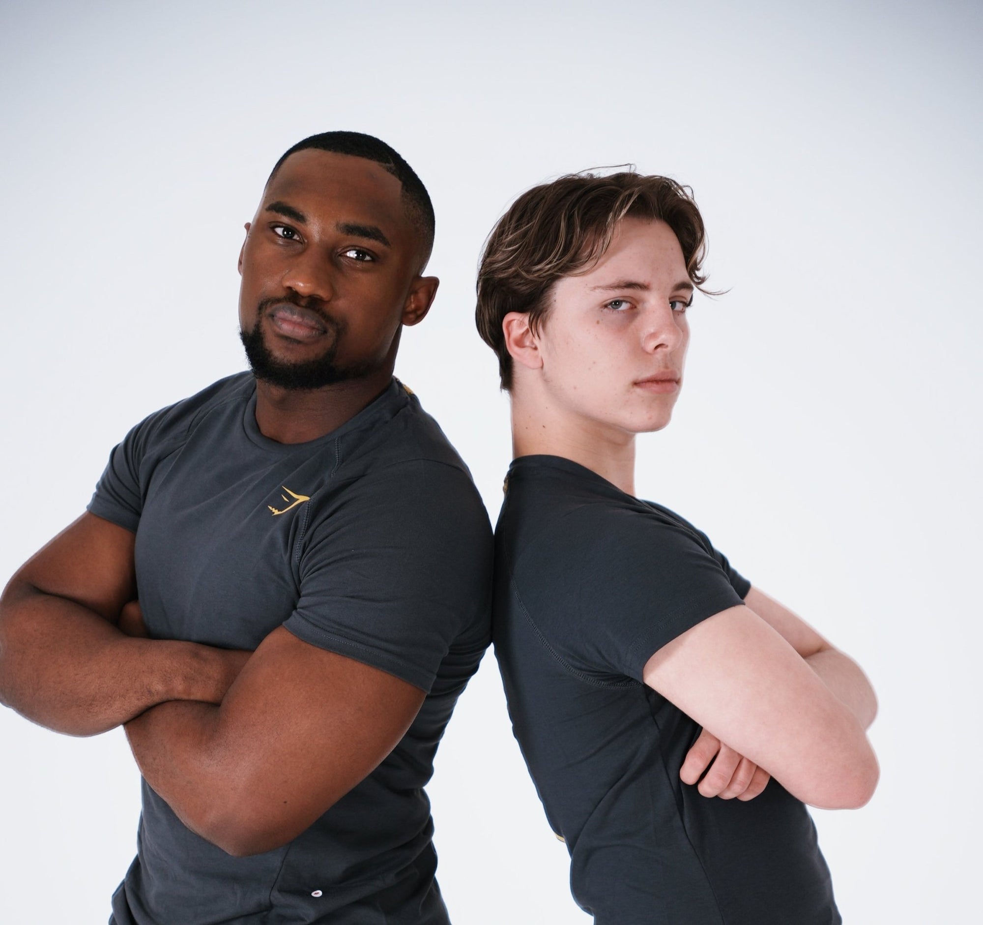 Gymshark Unisex Bold Onyx Grey Tee - GYM THREADS