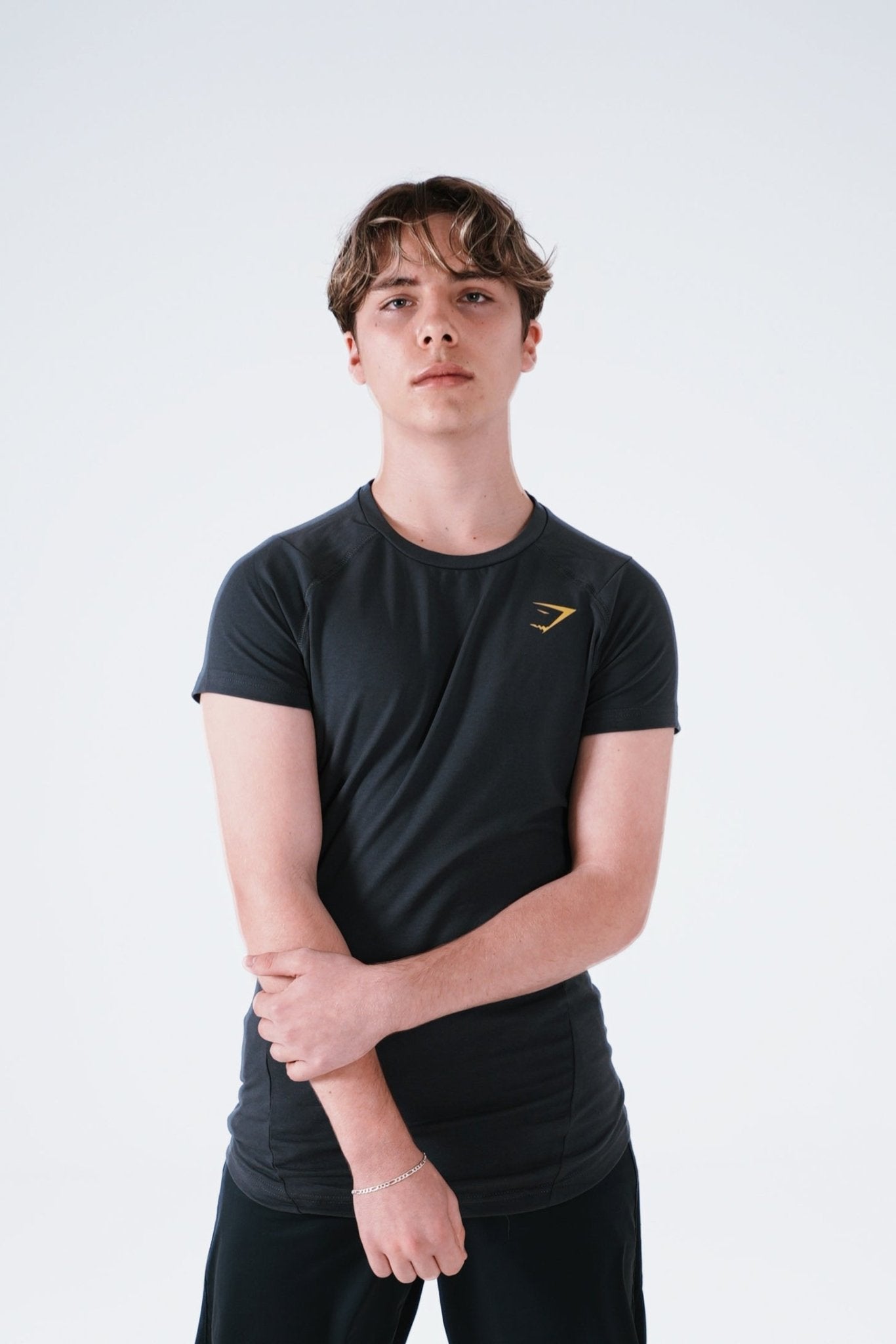 Gymshark Unisex Bold Onyx Grey Tee - GYM THREADS