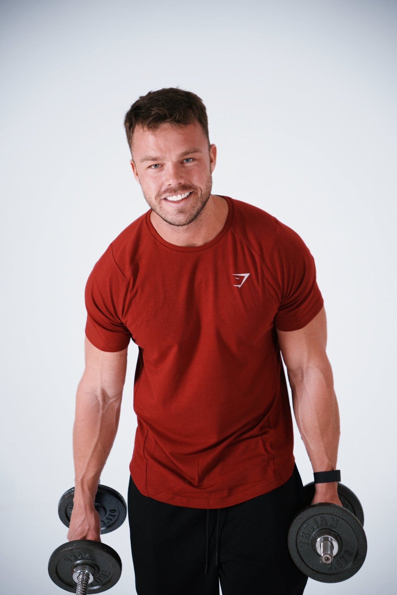 Gymshark Unisex Bold Red Tee - GYM THREADS