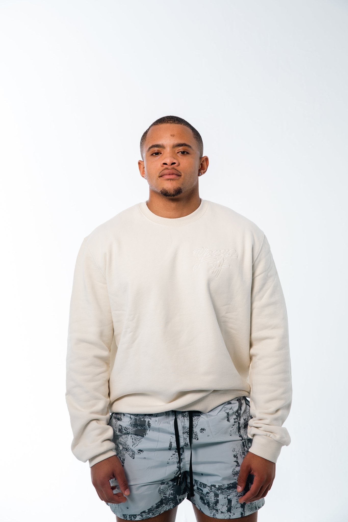 YoungLa Off - White Sweater - GYM THREADS